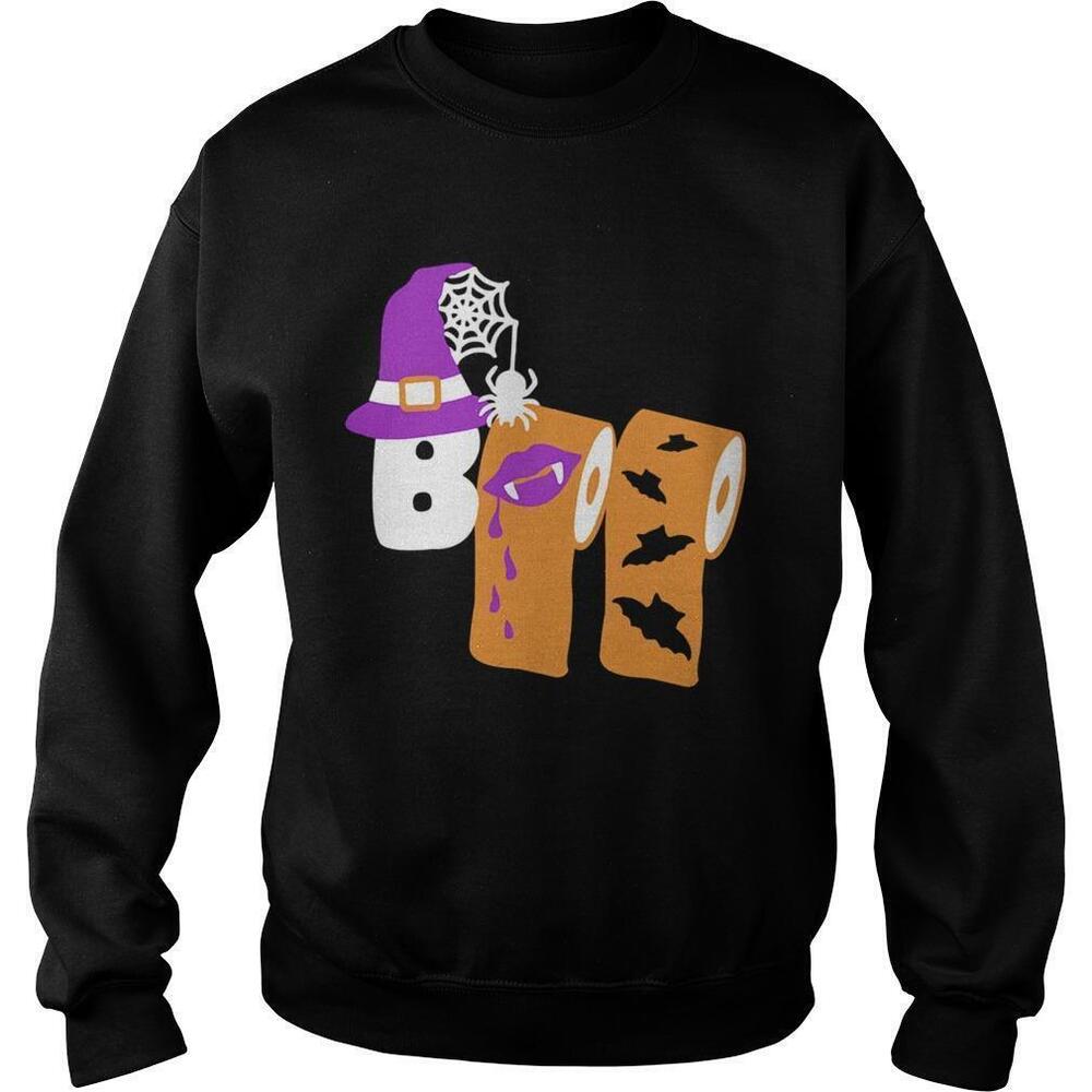 Funny Boo Witch Toilet Halloween Sweatshirt